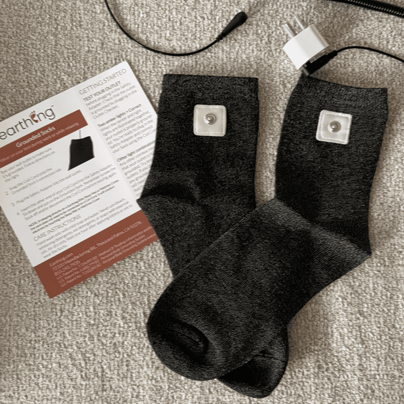 Earthing Grounded Sock Kit