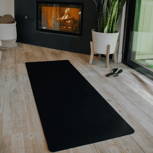 Setting Up For Yoga On The Grounded Yoga Mat