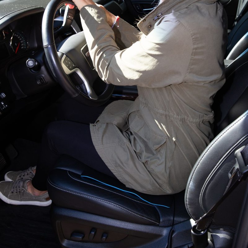 Sitting On The Earthing Auto Seat Mat